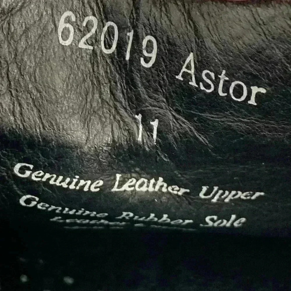 Ashton Gray mens dress shoes size 11 black leather monk strap - Picture 11 of 14